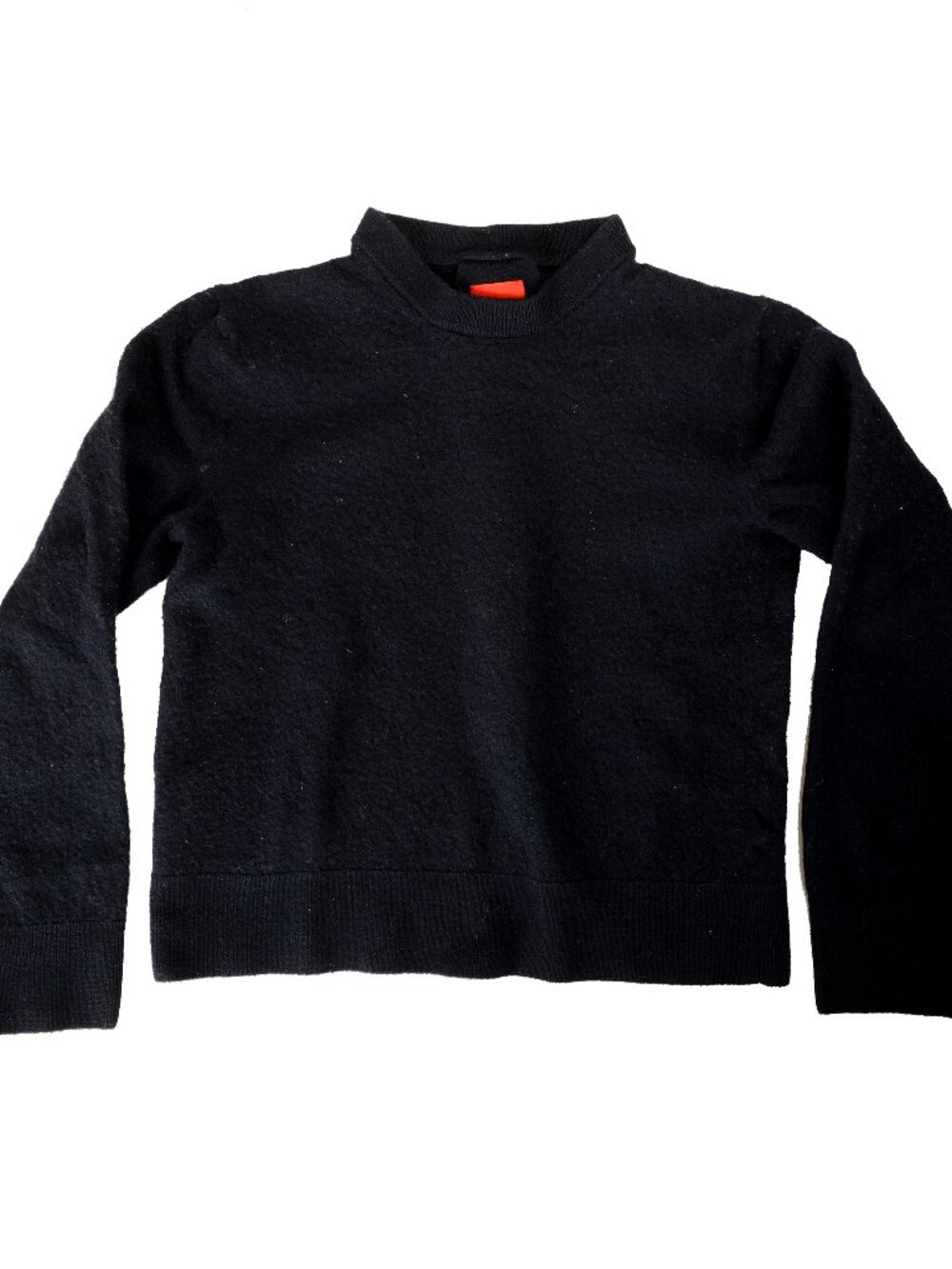 Scuderia Ferrari Kid Navy Blue 100% Boiled Wool Pullover Sweater Sz S
